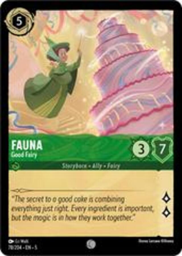 Disney Lorcana: Shimmering Skies COMMON Fauna - Good Fairy #78/204