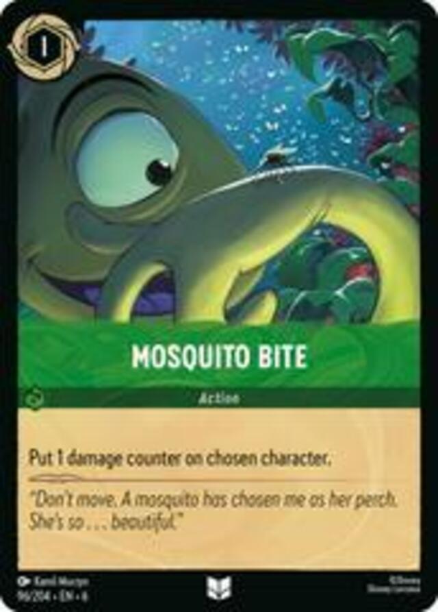 Disney Lorcana: Azurite Sea UNCOMMON Mosquito Bite #96/204