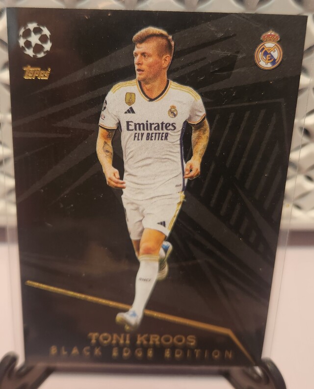2023 Topps Match Attax UEFA Toni Kroos #491 - Black Edge Edition
