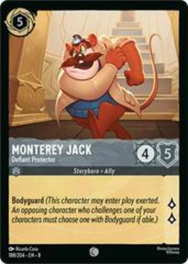 Disney Lorcana: Reign Of Jafar COMMON Monterey Jack - Defiant Protector #188/204