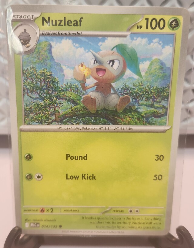 Pokemon TCG: Nuzleaf 014/132 Mega Evolutions