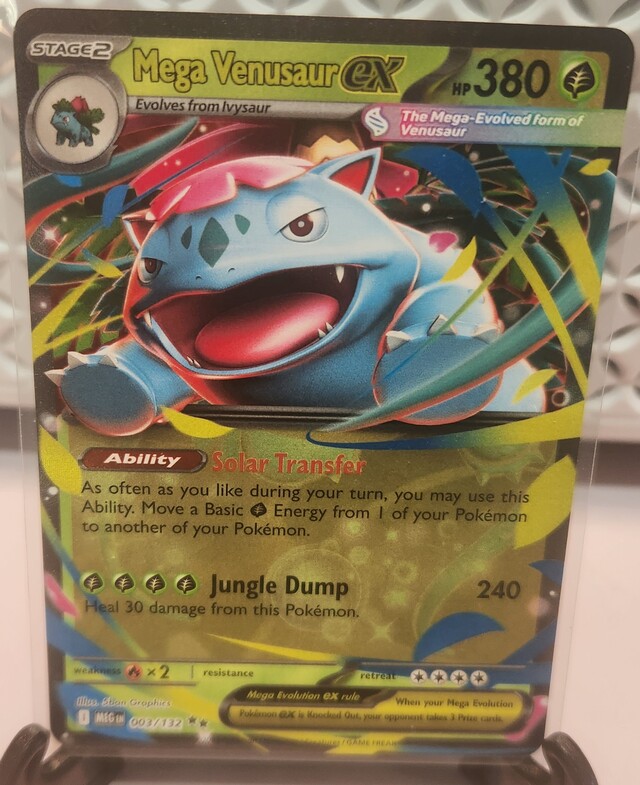 Pokemon TCG: Mega Venusaur ex 003/132 Mega Evolutions