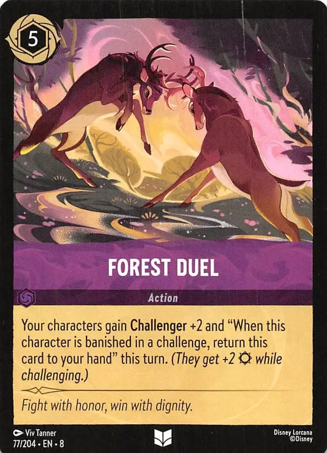 Disney Lorcana: Reign Of Jafar UNCOMMON Forest Duel #77/204