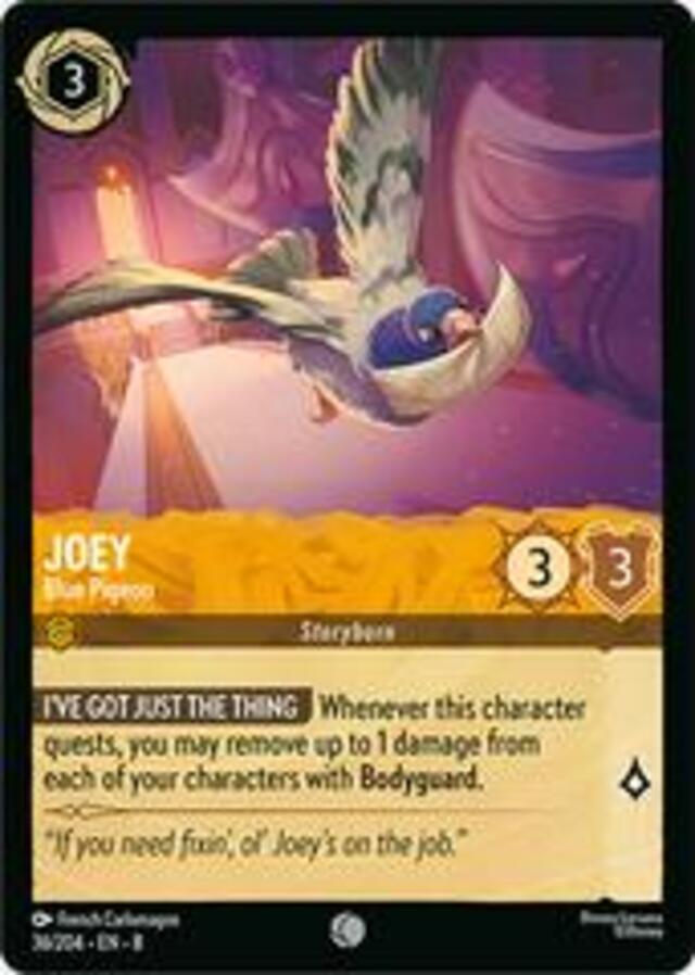 Disney Lorcana: Reign Of Jafar COMMON Joey - Blue Pigeon #36/204