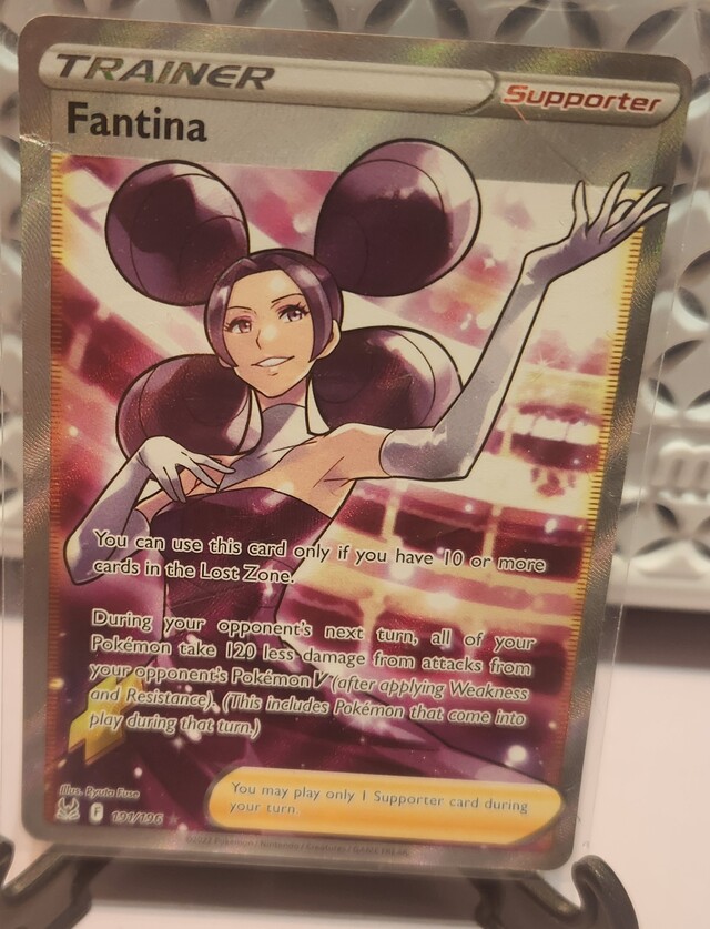 Pokemon TCG: Fantina Trainer 091/196 Lost Origin