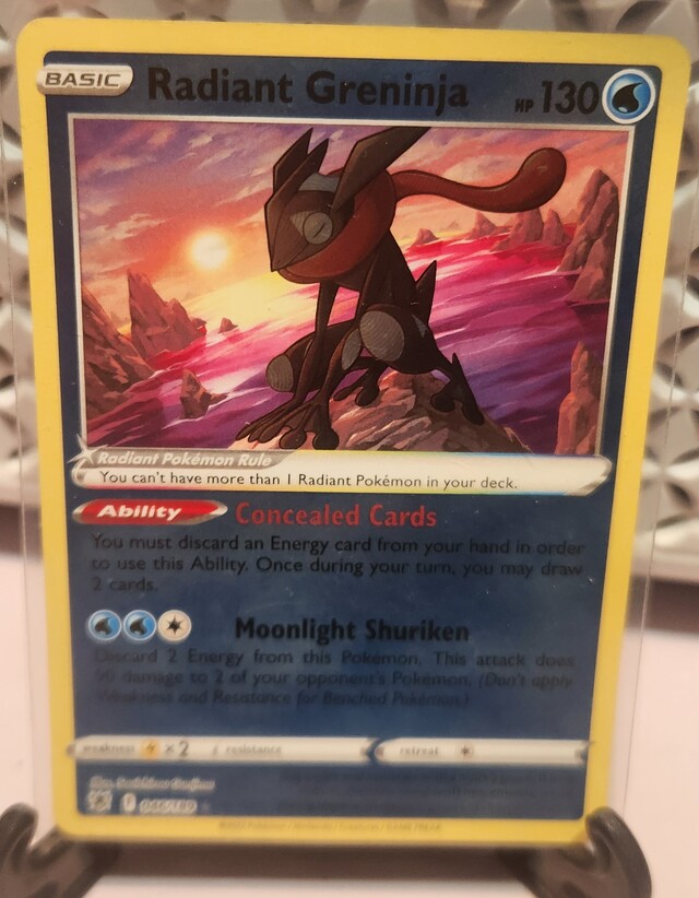Pokemon TCG: Radiant Greninja Reverse Holo 046/189 Astral Radiance