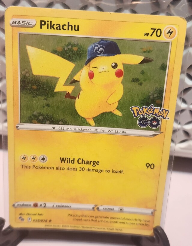 Pokemon TCG: Pikachu 028/078 Polkemon Go