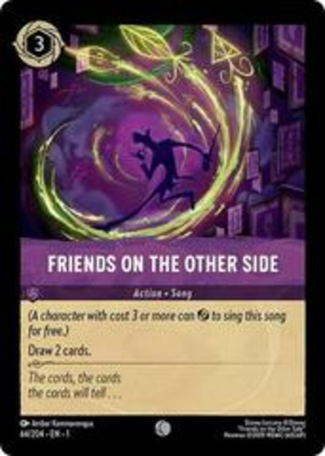 Disney Lorcana: The First Chapter COMMON FOIL Friends On The Other Side #64/204