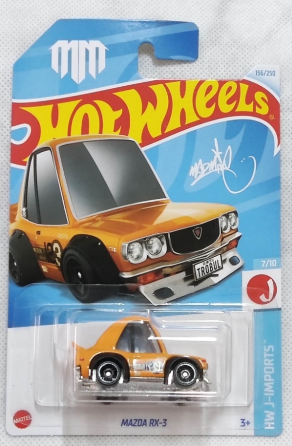 Hot Wheels J-Imports Orange Mad Mike Mazda RX-3