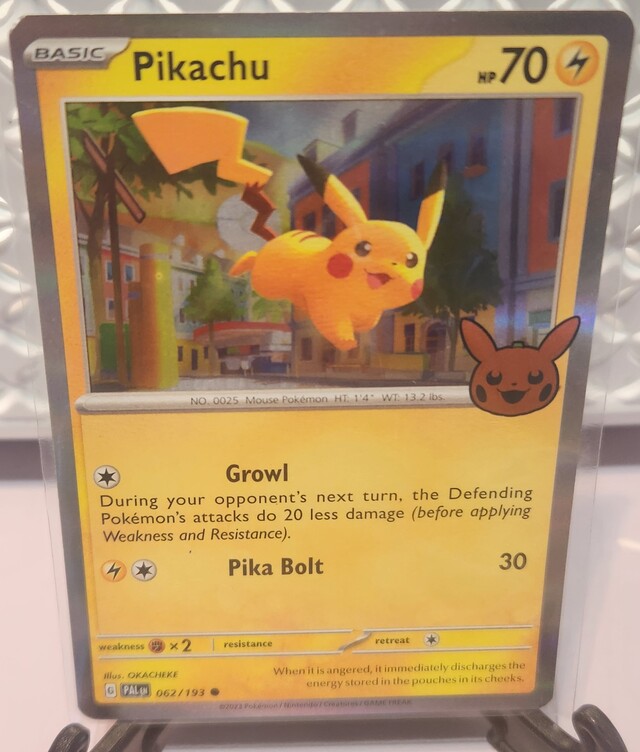 Pokemon TCG: Pikachu 062/193 Pokemon Trick or Trade 2023