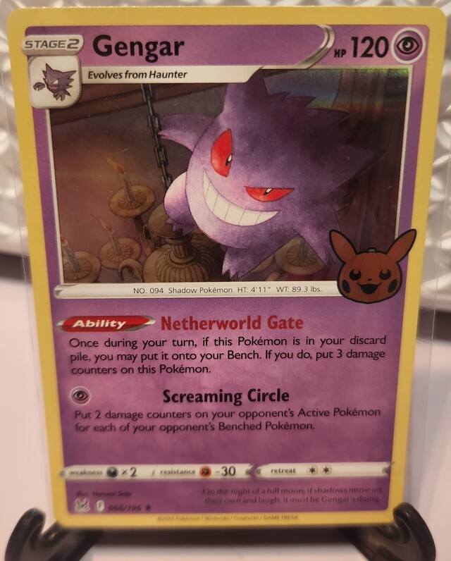 Pokemon TCG: Gengar 066/196 Pokemon Trick or Trade 2023
