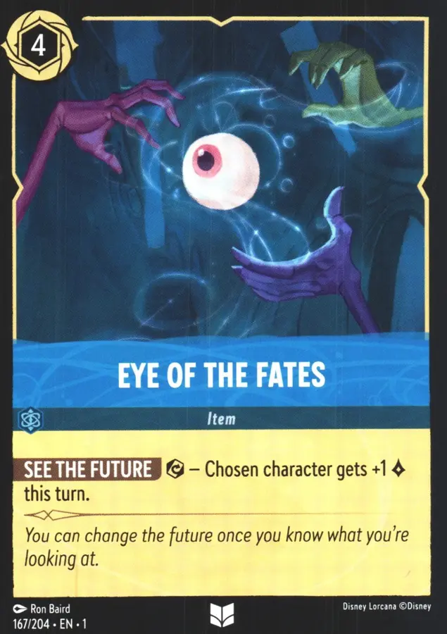 Disney Lorcana: The First Chapter UNCOMMON Eyes Of The Fates #167/204