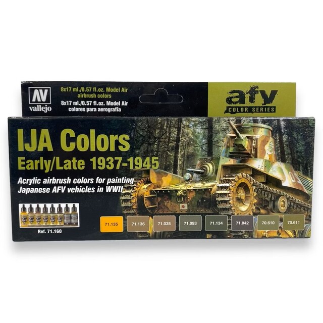 Vallejo Model Air 8 Colors set IJA Colors Early/Late 1937-1945