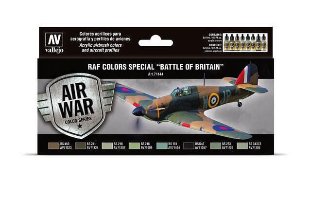 Vallejo Model Air RAF / 8 Colors set Special Battle of Britain 1940-1941