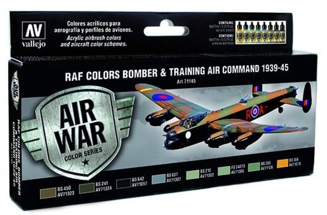 Vallejo Model Air RAF / 8 Colors set Bomber Air Command & Training Air Command 1939-45
