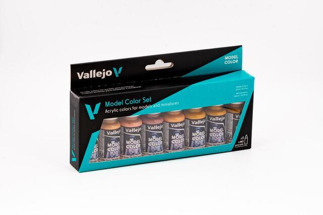 Vallejo Face & Skin Tones 8 Colors set