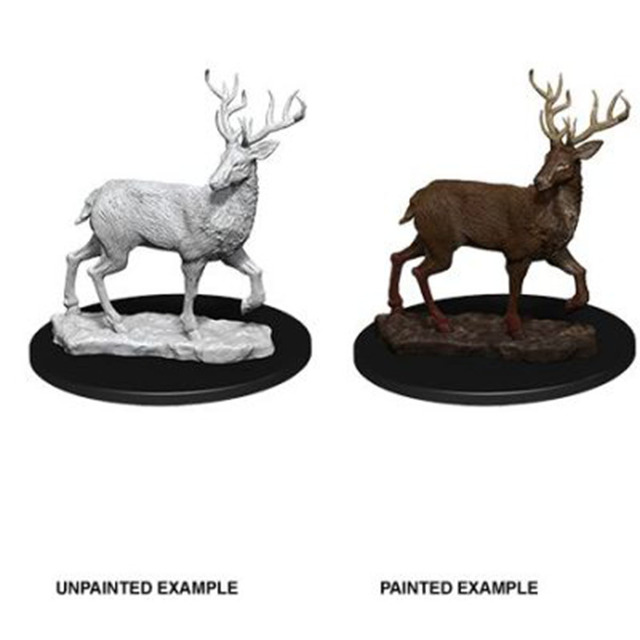 Wizkids Deep Cuts Unpainted Miniatures - Stag