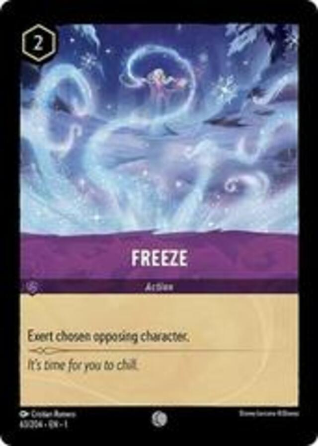 Disney Lorcana: The First Chapter COMMON FOIL Freeze #63/204