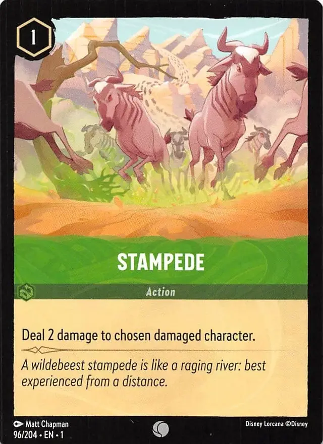 Disney Lorcana: The First Chapter COMMON Stampede #96/204