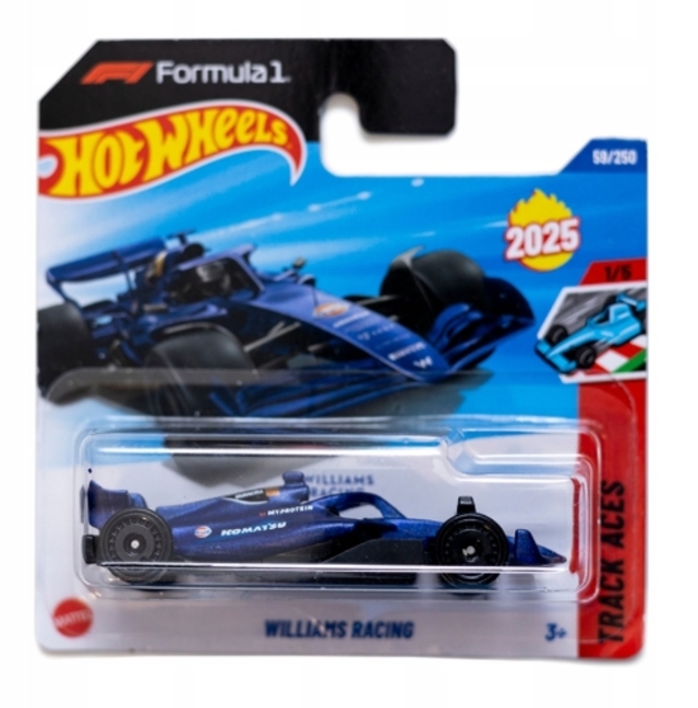 Hot Wheels Track Aces f1 Williams Racing SC