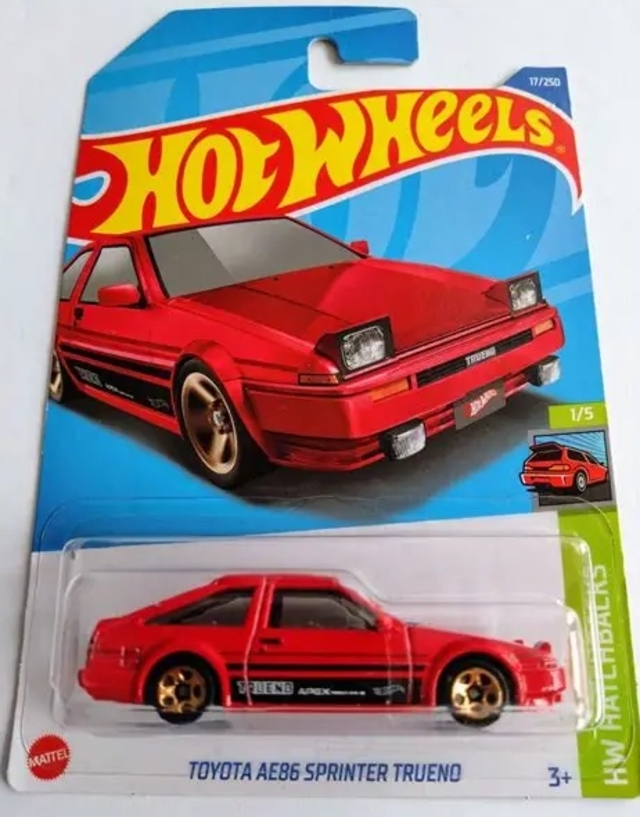 Hot Wheels Toyota AE86 Sprinter Trueno LC