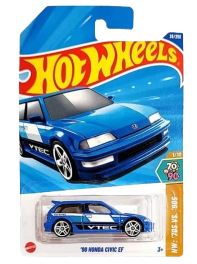 Hot Wheels 70s vs 90s '90 Honda Civic EF LC