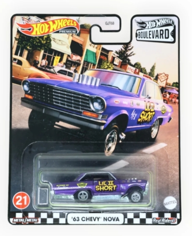 Hot Wheels Premium Boulevard '63 Chevy Nova #21