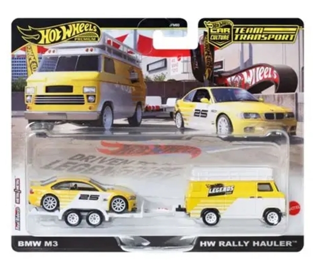 Hot Wheels Team Transport BMW M3 & HW Rally Hauler