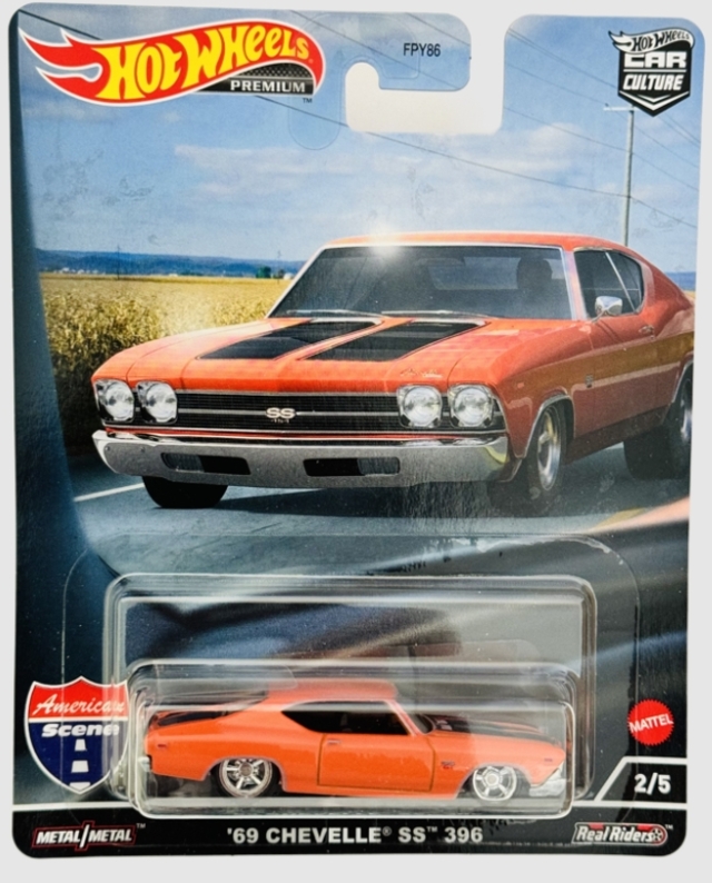 Hot Wheels Car Culture American Scene '69 Chevelle SS 396