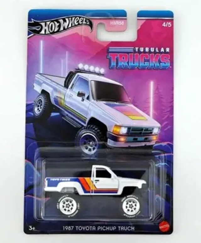 Hotwheels Tubular Trucks 1987 Toyota Pickup Truck
