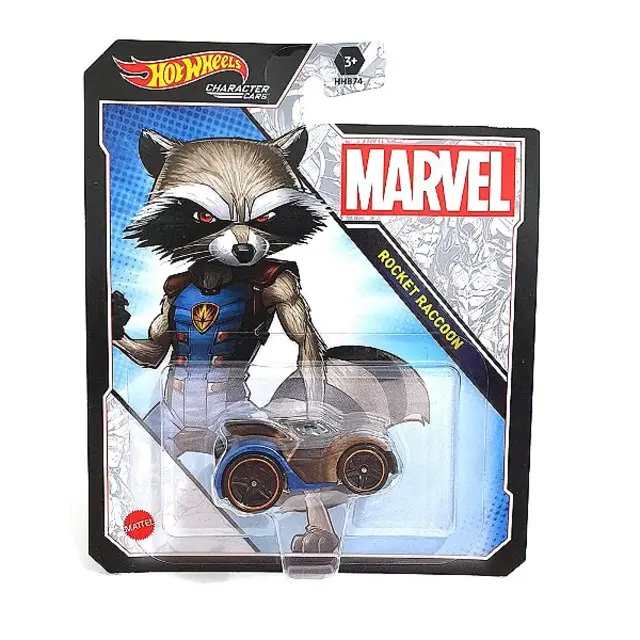 Mattel Hot Wheels Character Cars Marvel - Rocket Racoon