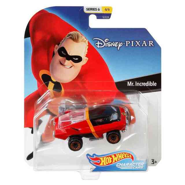 Hot Wheels Character Cars Disney Pixar Mr Incredible