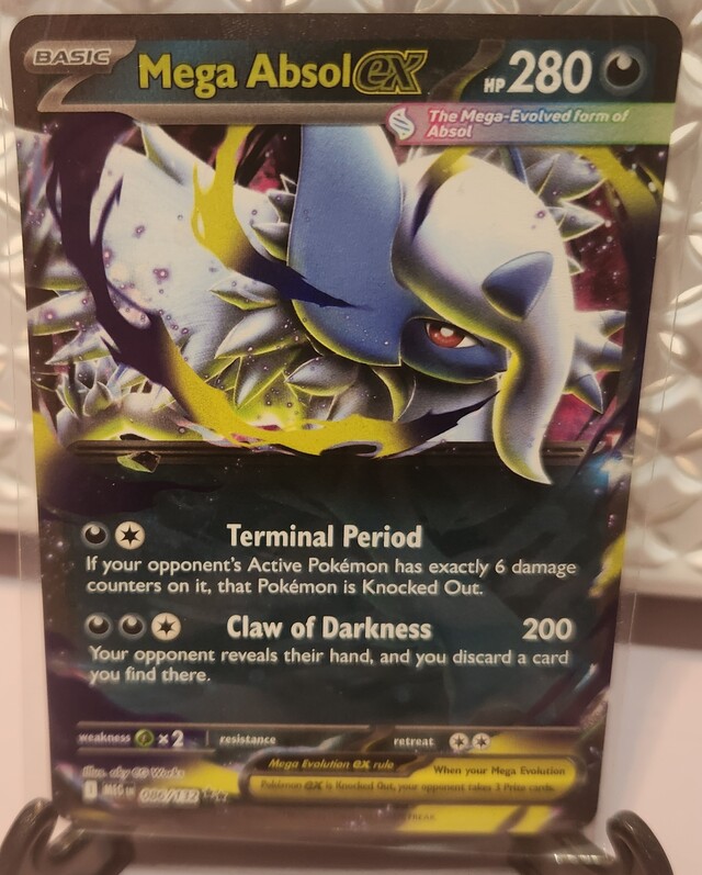 Pokemon TCG: Mega Absol Ex 086/132 Mega Evolution