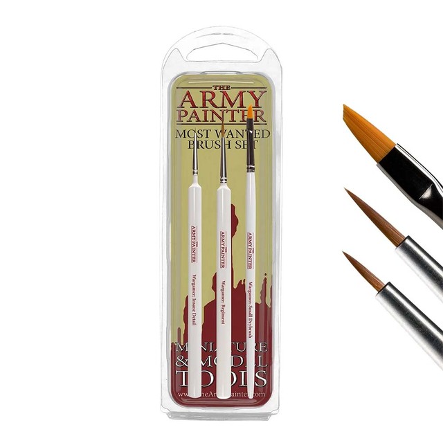 Army Painter Tool - Most Wanted Brush Set