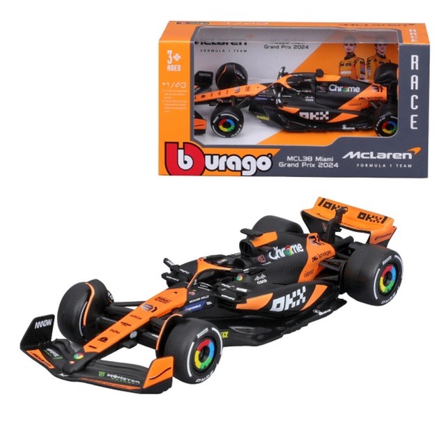 BBurago McLaren MCL38 #81 Oscar Piastri F1 2024 – 1/43