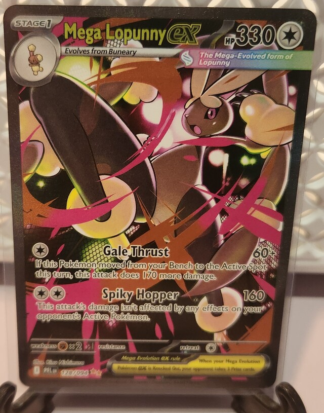 Pokemon TCG: Mega Lopunny ex 128/094 Mega Phantasmal Flames