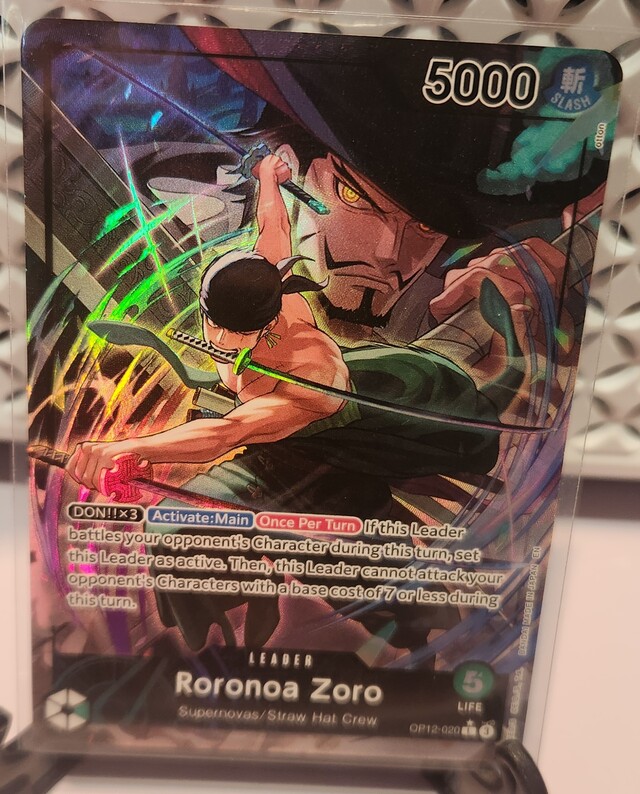 Roronoa Zoro Alternate Art OP12-020 One Piece Legacy of the Master