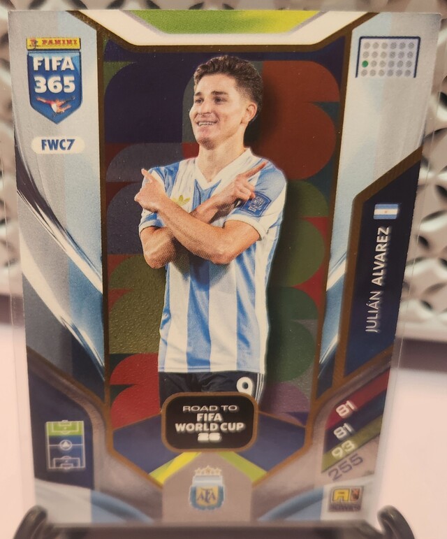 Panini Adrenalyn XL FIFA 365 2026 #FWC7 Julian Alvarez FIFA World Cup