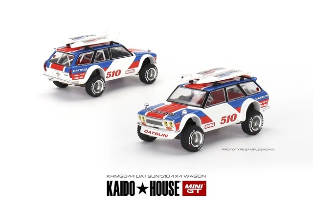 MiniGT Kaido House #044 Datsun 510 Wagon 4x4 Surf Safari RS - 1/64