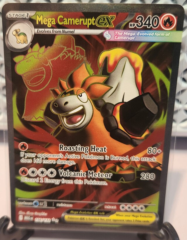 Pokemon TCG: Mega Camerupt ex 156/132 Mega Evolution