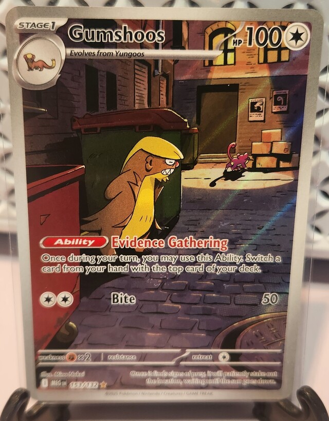 Pokemon TCG: Mega Gumshoos 153/132 Mega Evolution