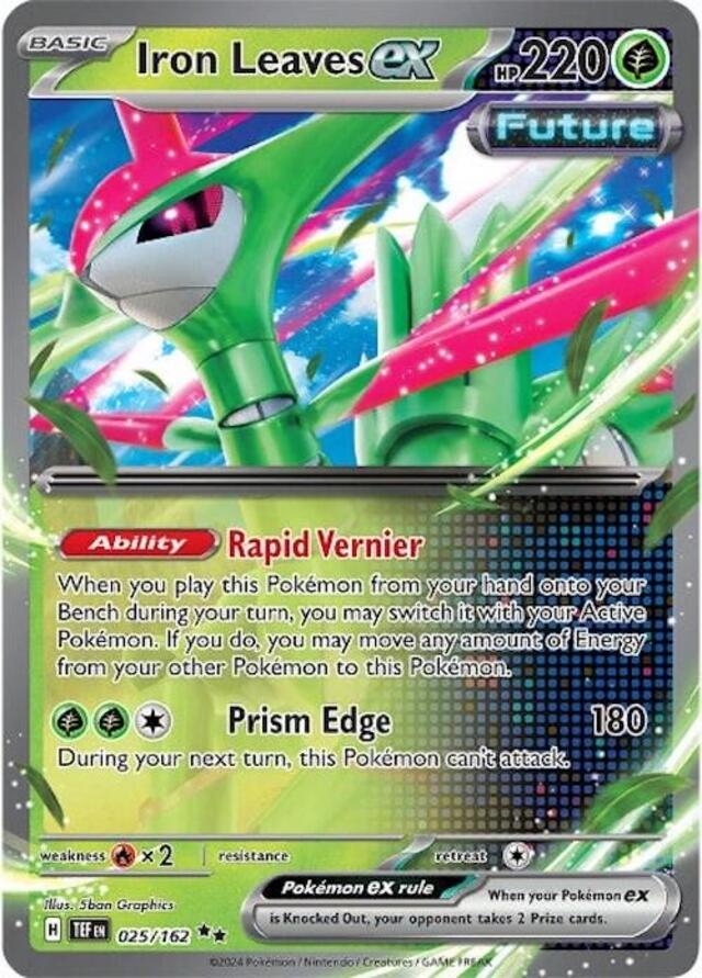 Pokémon TCG: Iron Leaves EX 25/162