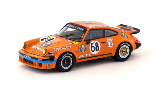 Porsche 934 Jagermeister 24h Le Mans 1978 #68 - Minichamps x Tarmac Works 1/64