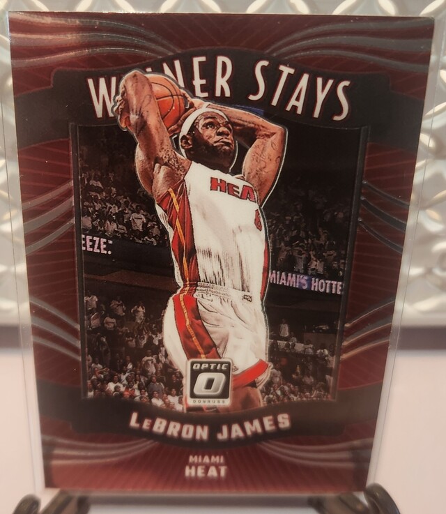 LeBron James #2 2023 Donruss Optic Winner Stays