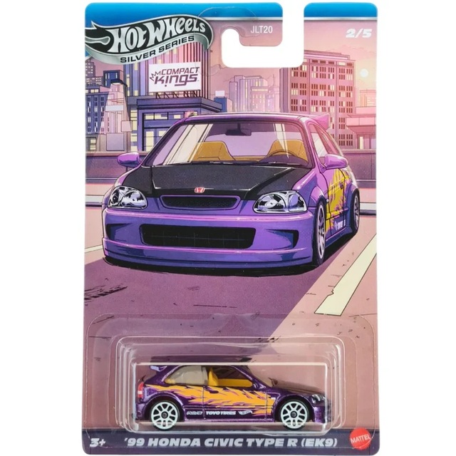 Hot Wheels Silver Series Compact Kings - ’99 Honda Civic Type R (EK9)