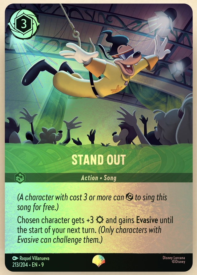 Disney Lorcana: Fabled EPIC HOLO Stand Out #213/204