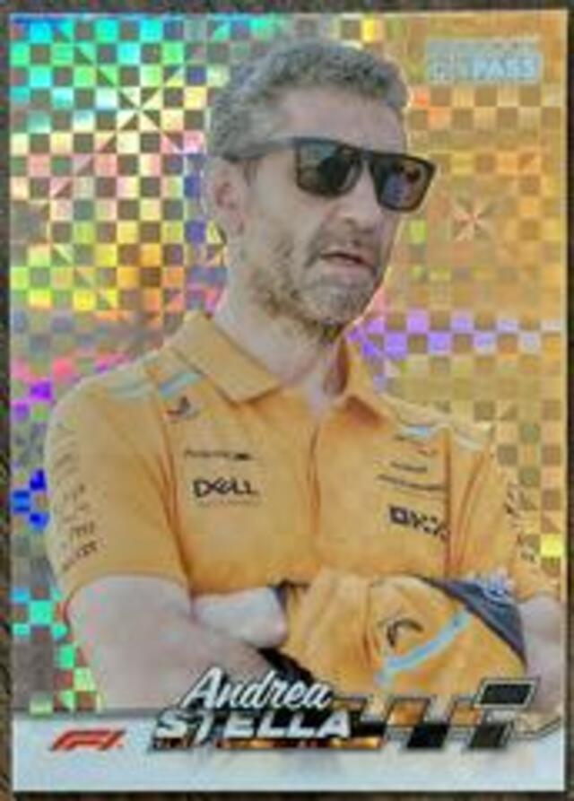 Topps F1: Paddock Pass 2024 Andrea Stella #76 X-Fractor Chrome