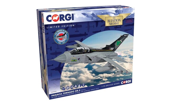 Corgi 1/72 Panavia Tornado GR.4 ZG775, No.IX(B) Squadron Retirement Scheme, RAF Marham, March 2019