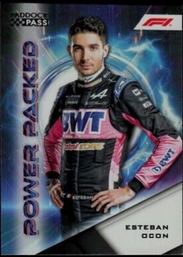 2024 Topps Paddock Pass F1 Esteban Ocon #PP-9 Power Packed