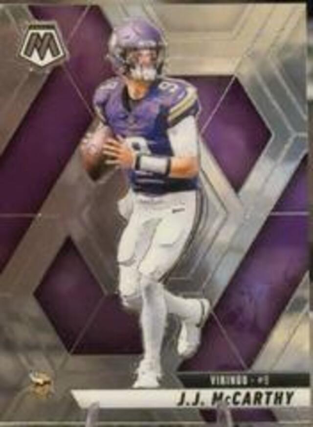 NFL 2025 Panini Mosaic: Vikings - J.J. McCarthy #195